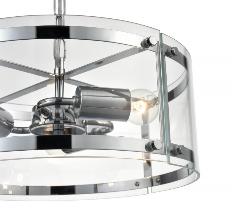 Подвесной светильник Vele Luce Tivoli VL5073P03, диаметр 34 см, хром