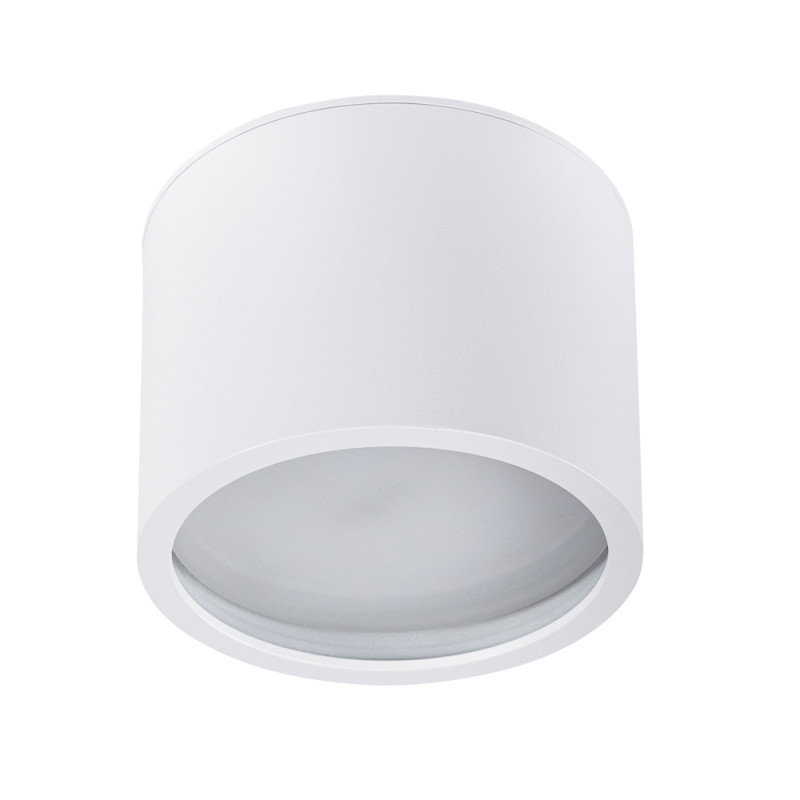 Точечный светильник 8*6 см, 1 GX53*15W,  К, Arte Lamp Intercrus A5543PL-1WH, IP 44