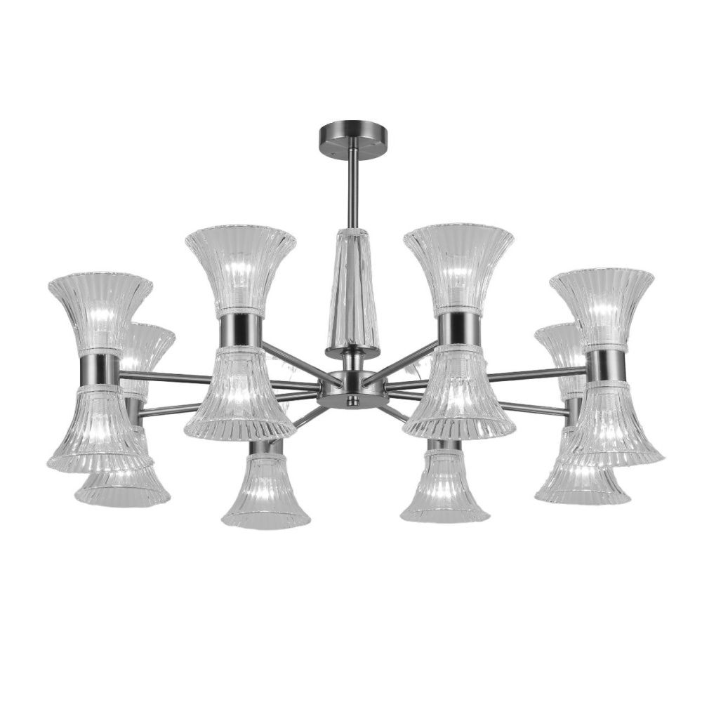 Люстра 86*86*49 см, 16*E14 Gerhort G11057/16CR CL, Хром