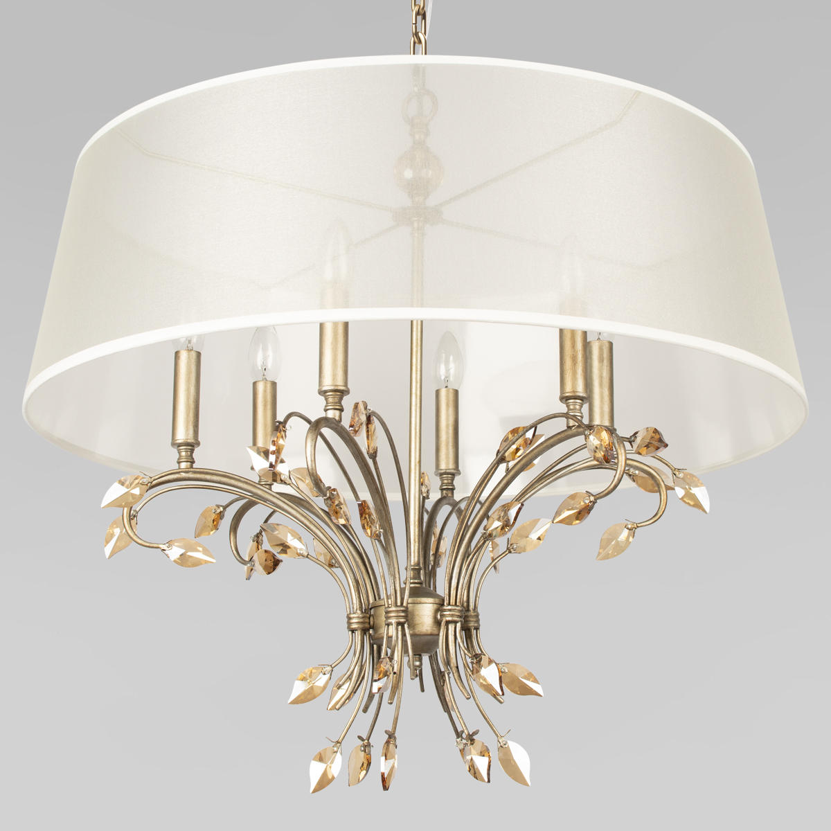 Подвесной светильник 73,7*95/25 см, 6*E14 LOFT IT Hermitage 10305/A шампанское