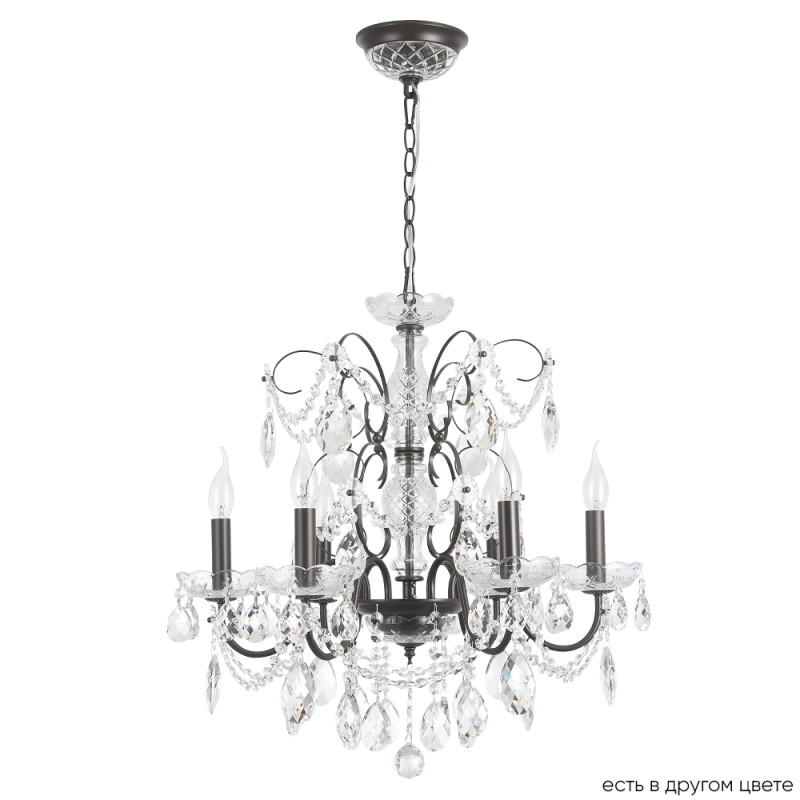 Светильник 60 см, Crystal Lux ODELIS SP6 BROWN, коричневый кофейный