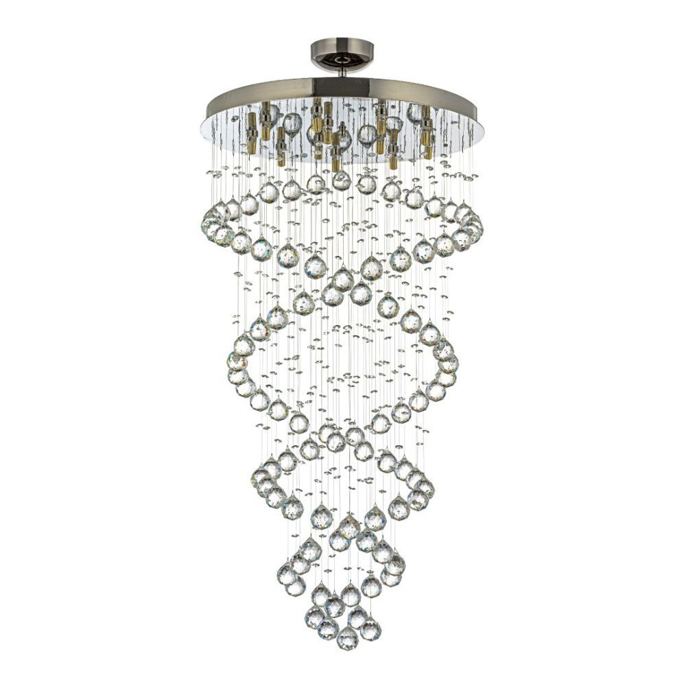 Люстра *55*114 см, 8**40W, Dio D`arte Tesoro Nickel Tesoro H 1.4.55.105 N, никель