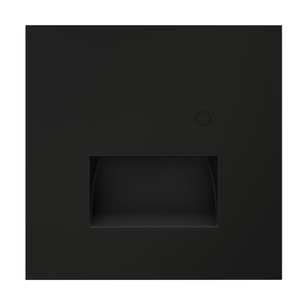 Накладка для подсветки светодиодной с датчиком, черный матовый Voltum S70 VLS002408, Пластик Soft touch