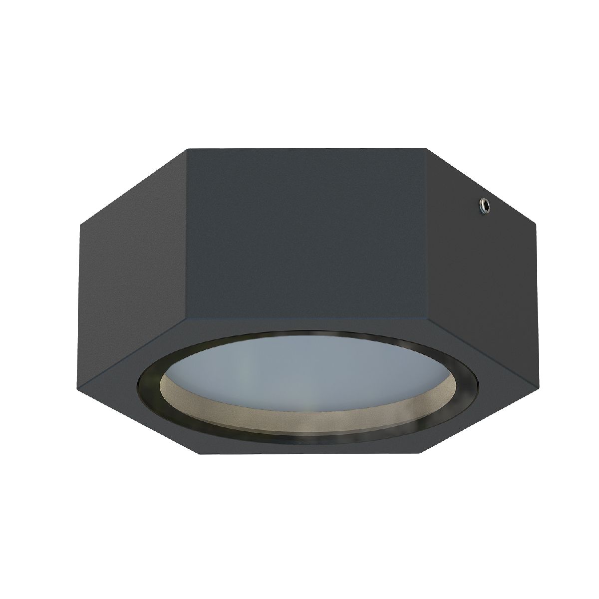 Уличный накладной светильник 9,5*4,2 см, 1*GX53LED, 15W, Favourite Fantum 4667-1U, черный