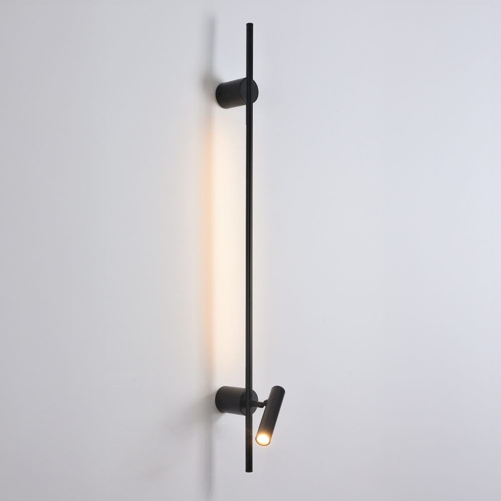 Настенный светильник 100 см, 11W, 3000K, Lumion Ledio Toint 8438/11WL, черный