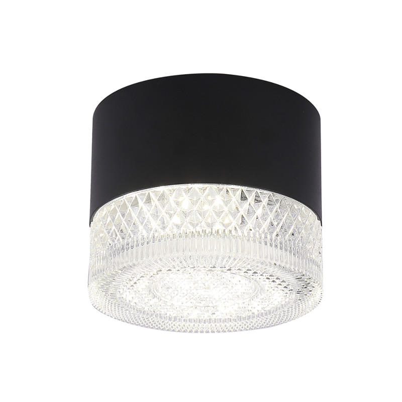 Светильник 8*6 см, LED*12W 4000K черный Crystal Lux CLT 140C80 BL 4000K