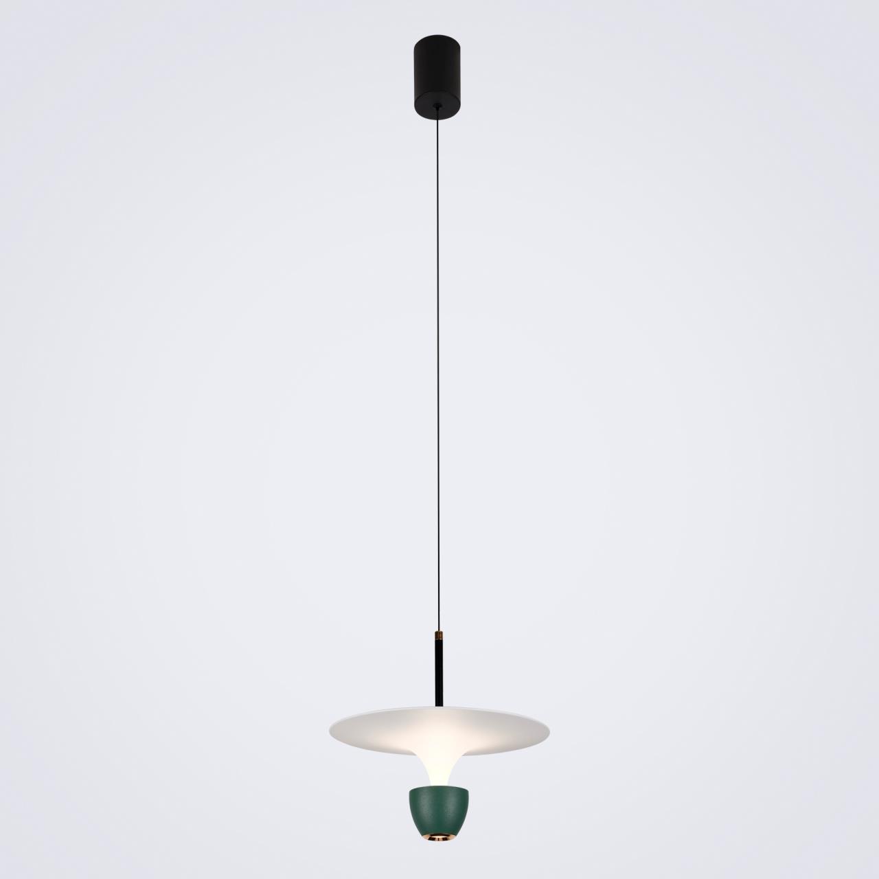 Подвесной светильник 29*30*130 см, LED 10W, 4200K, Черный LED4U L8755-1 GN