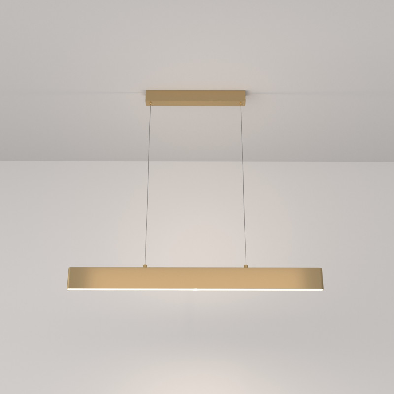Подвесной светильник Maytoni P010PL-L23G4K, 23W LED, 4000K, золото
