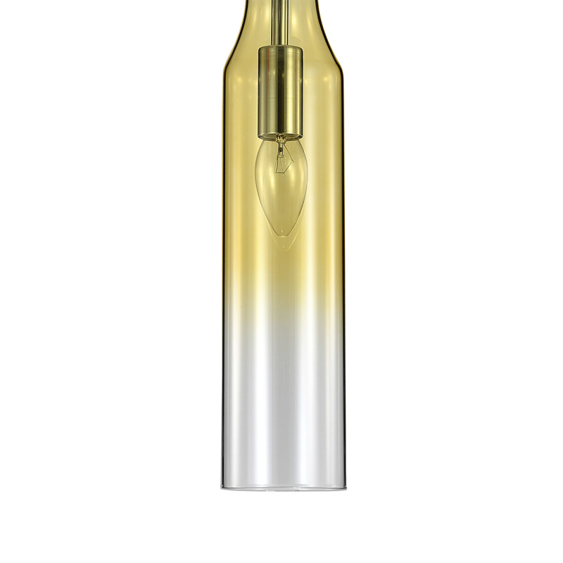 Подвесной светильник 8*8*198,5 см, 1*E14, 40W, Indigo BEUTA V000562 хром, 11052/1P Yellow