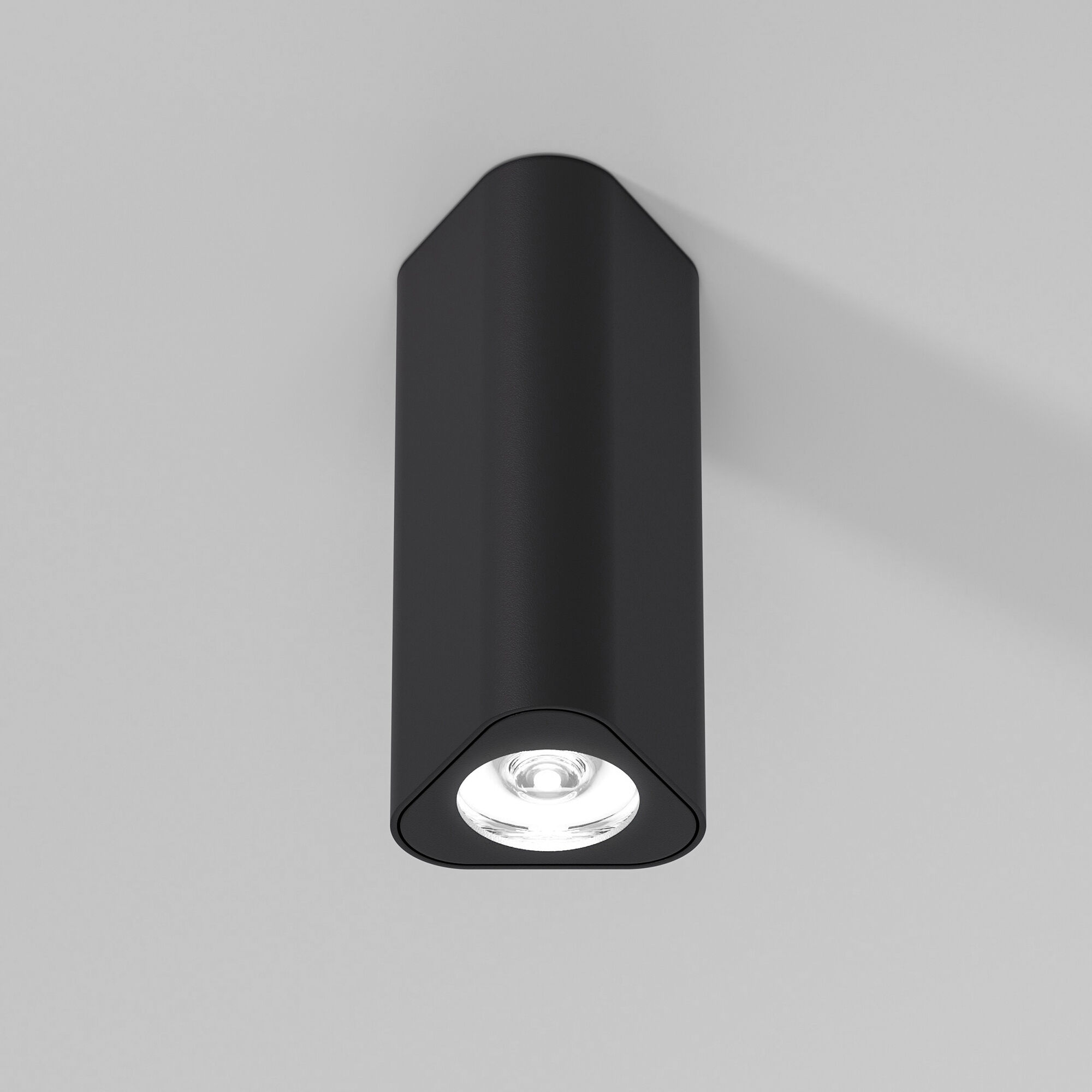 Светильник потолочный светодиодный  5 см, 8W, 4000K, Elektrostandard Trio 25110/LED, черный 