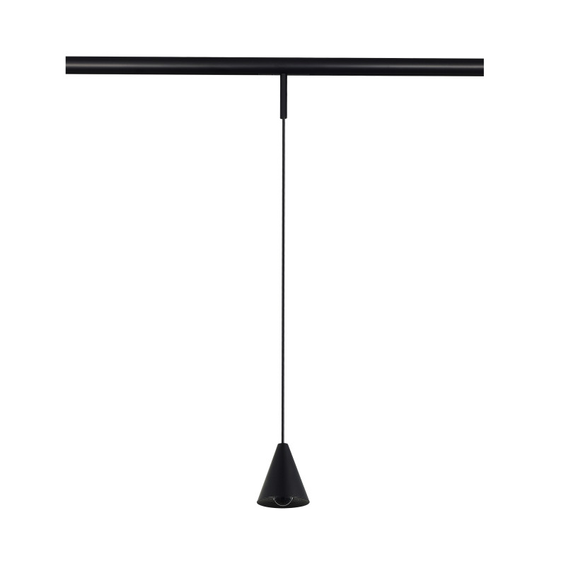 Магнитный трековый светильник SUPER5 8*9,8 см, 1*LED 5W 3000K ST LUCE ST689.436.05 черный