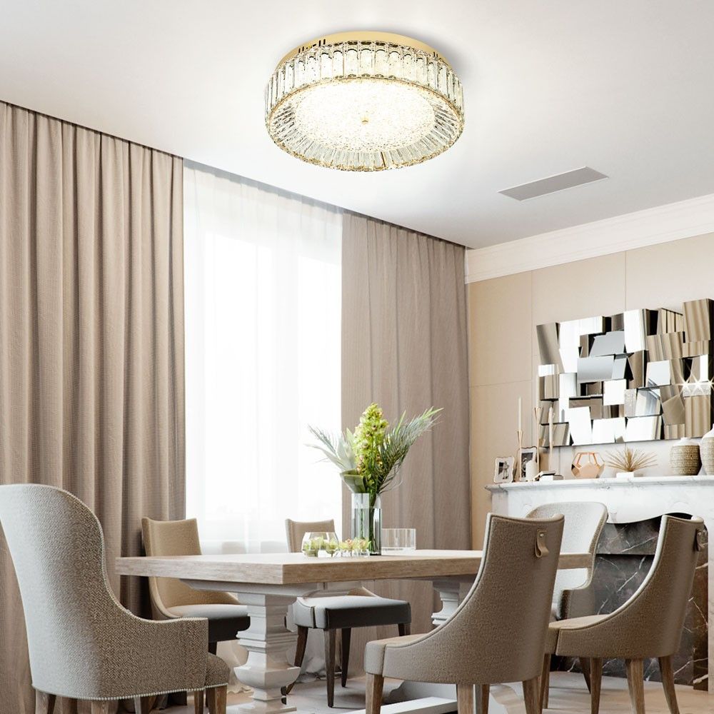 Потолочный светильник 40*40 см, LED 48W, 3000 / 6000K, Золото MODELUX ML.2305.400 GD