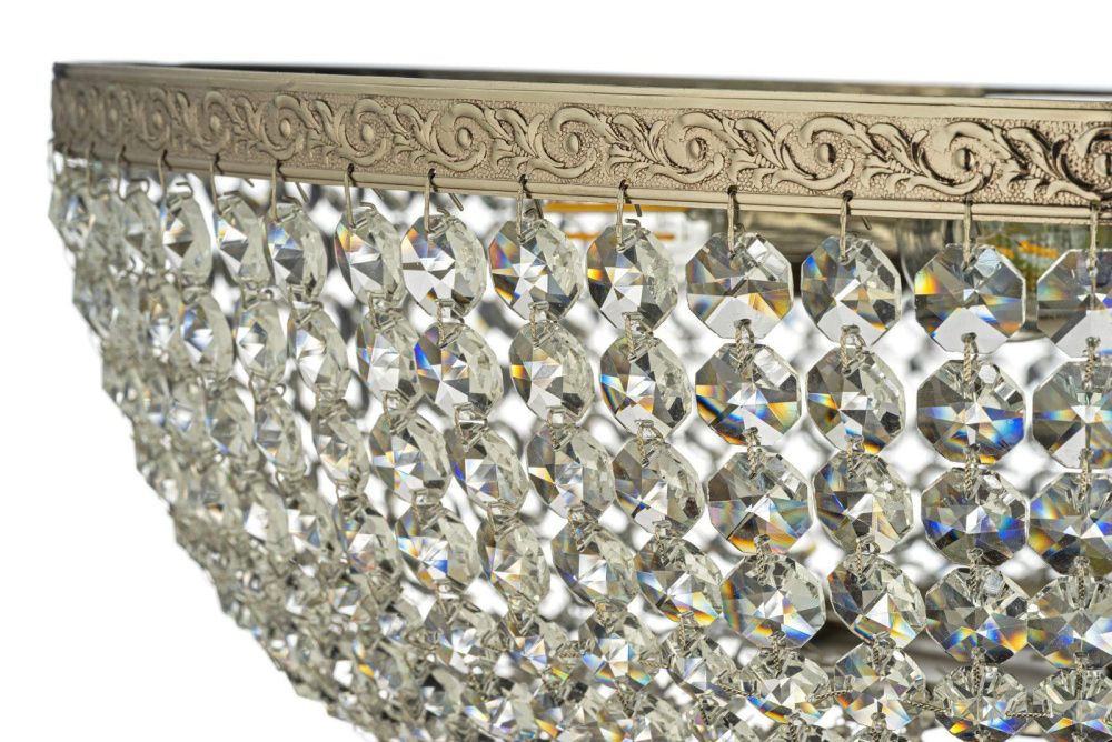 Люстра потолочная *50*29 см, 6*E27*60W, Arti Lampadari Castellana Nh Castellana E 1.3.50.501 NH, Матовый никель