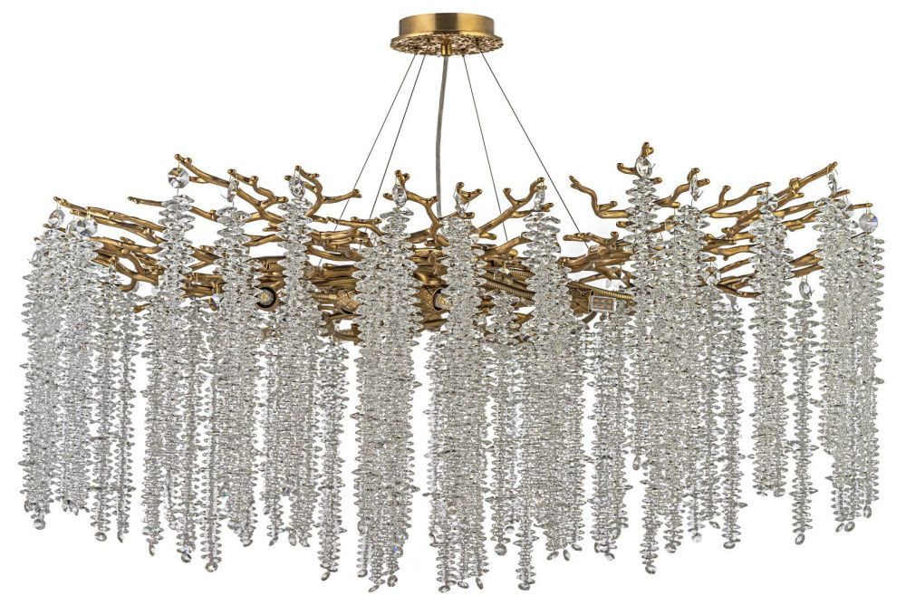 Люстра подвесная *100* см, 14*G9*40W, Dio D`arte Tavenna Antigue Tavenna H 1.5.100.100 A, Антик