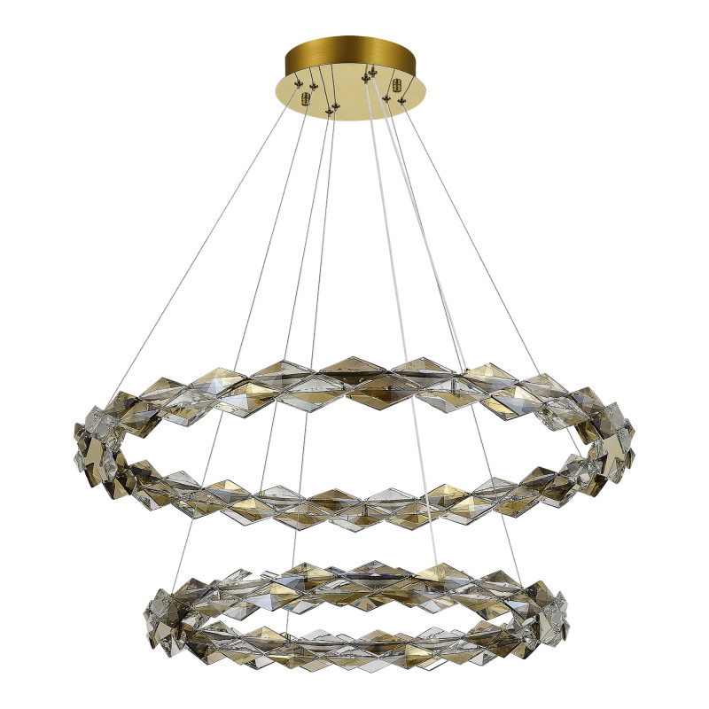 Люстра подвесная 80* см, LED*1*45W, 3000K, St Luce Diamanta SL6009.203.02, Хром