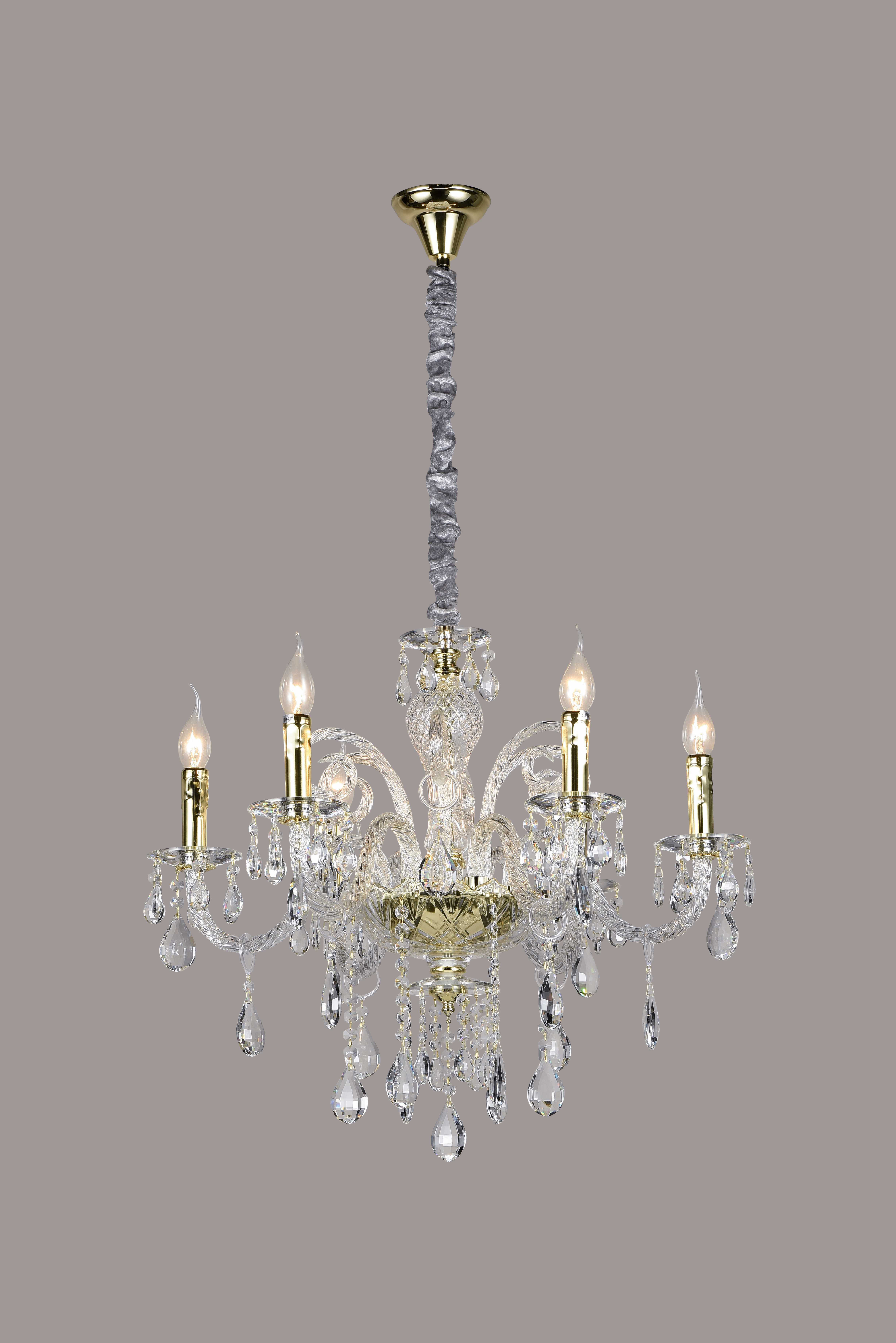 Люстра  620*520, 6*E14, 40W NewRgy Premium 8285/6G GOLD, Золото