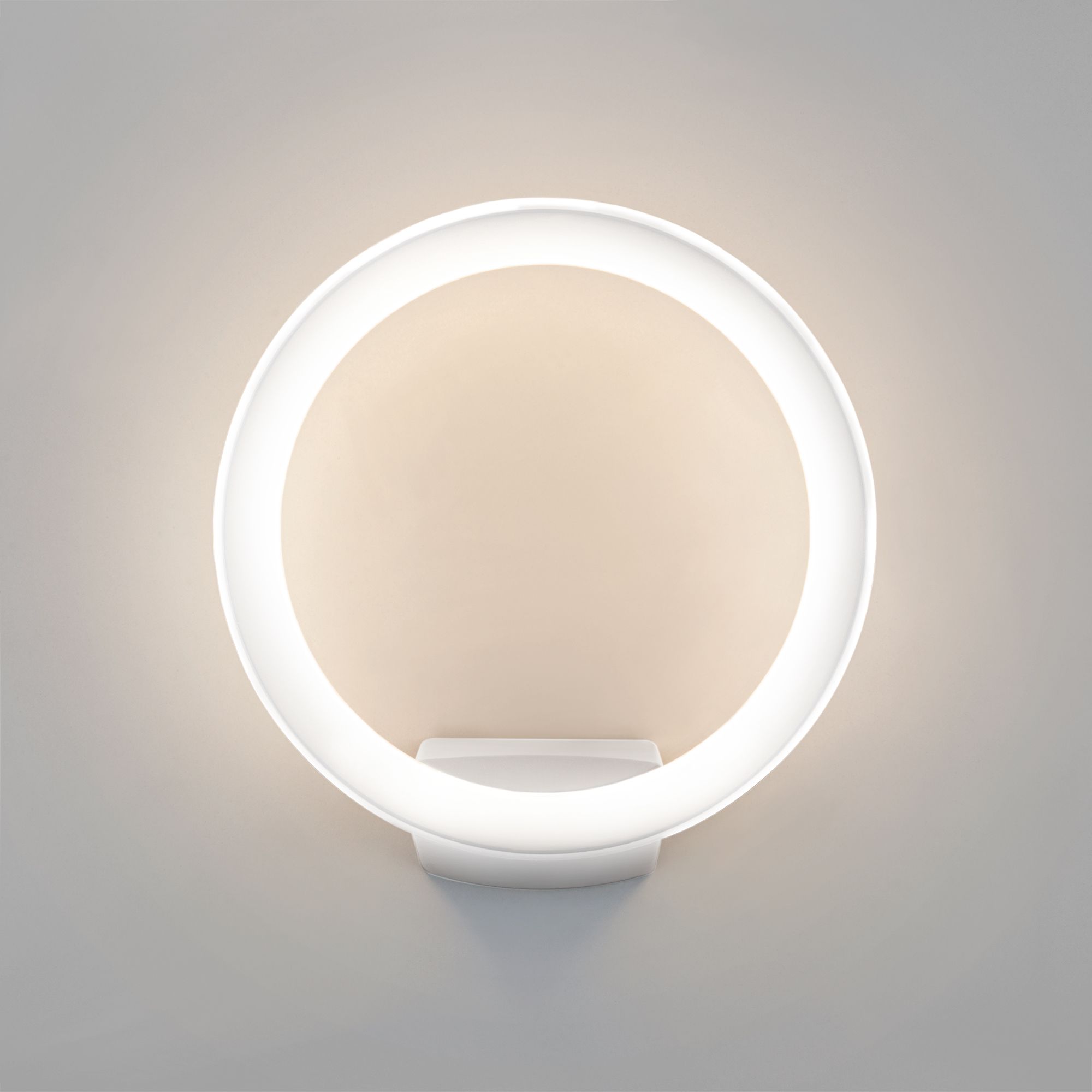 Уличный настенный светодиодный светильник Ring IP54 1710 TECHNO LED белый Elektrostandard