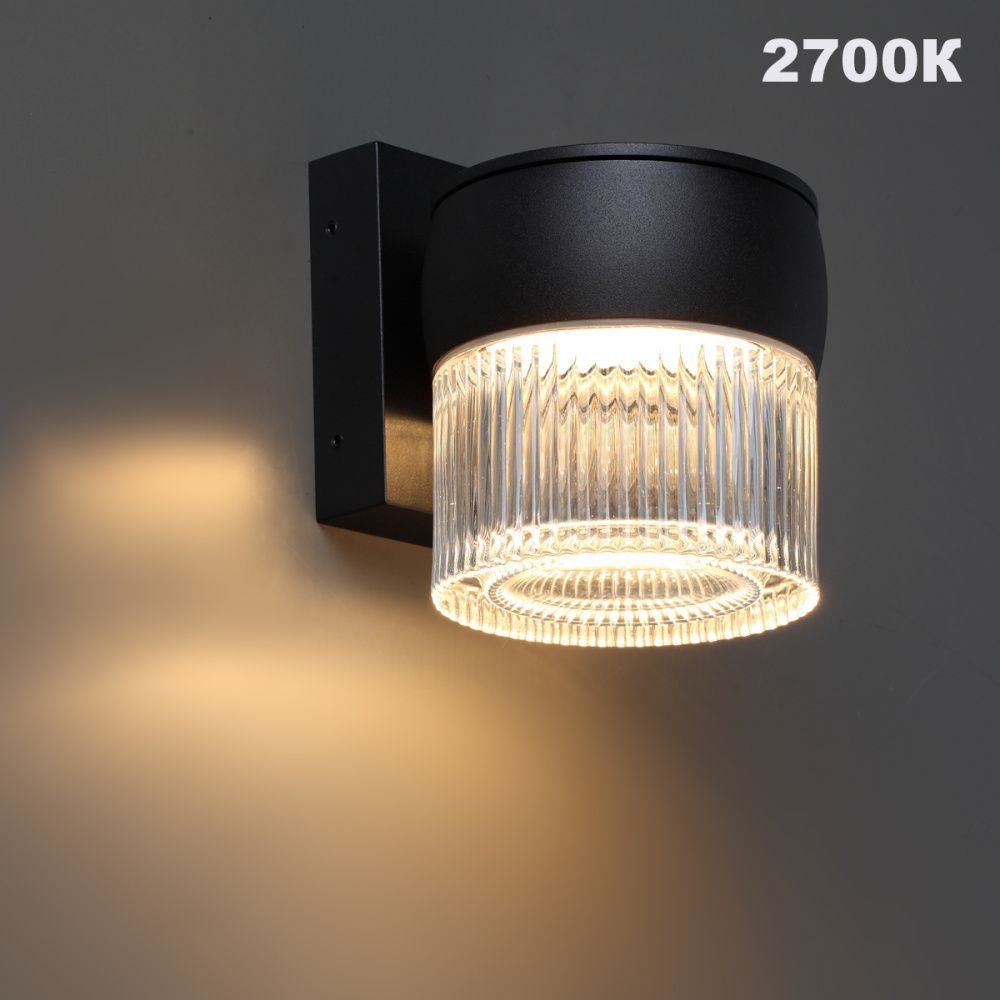 Светильник ландшафтный с переключателем цв. температуры 16 см, 8W, 2700-4000K, Novotech 359717, черный