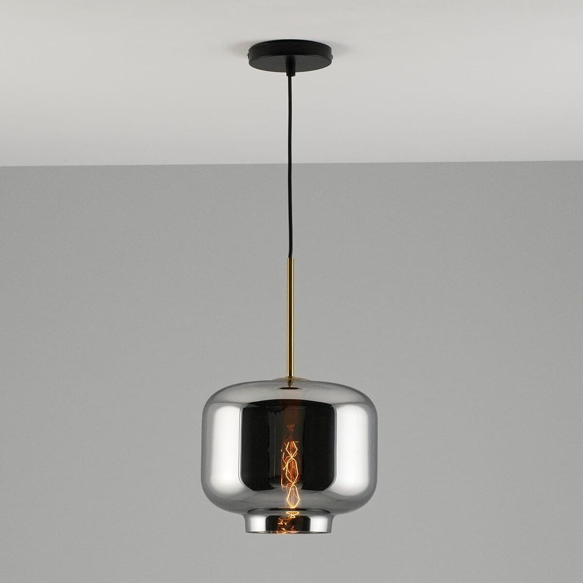 Подвесной светильник 25*21 см, E27 60 W, Moderli Teen V2132-P Черный
