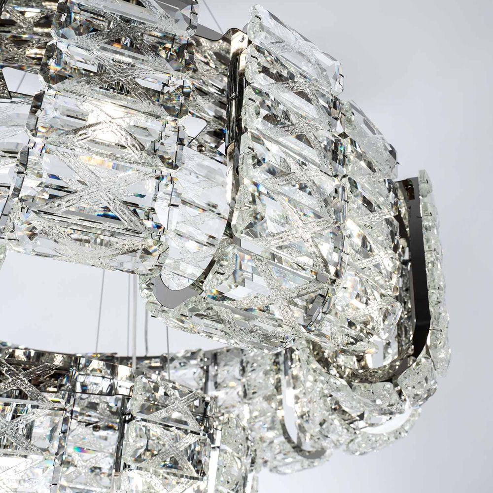 Подвесная люстра 45*80*60/120 см, 36xG9 MODELUX ML.755.36 CR хром