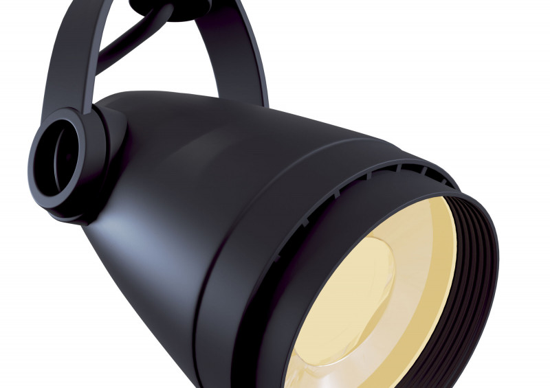 Трековый светильник Maytoni Track TR001-1-GU10-B, черный, GU10, 50W
