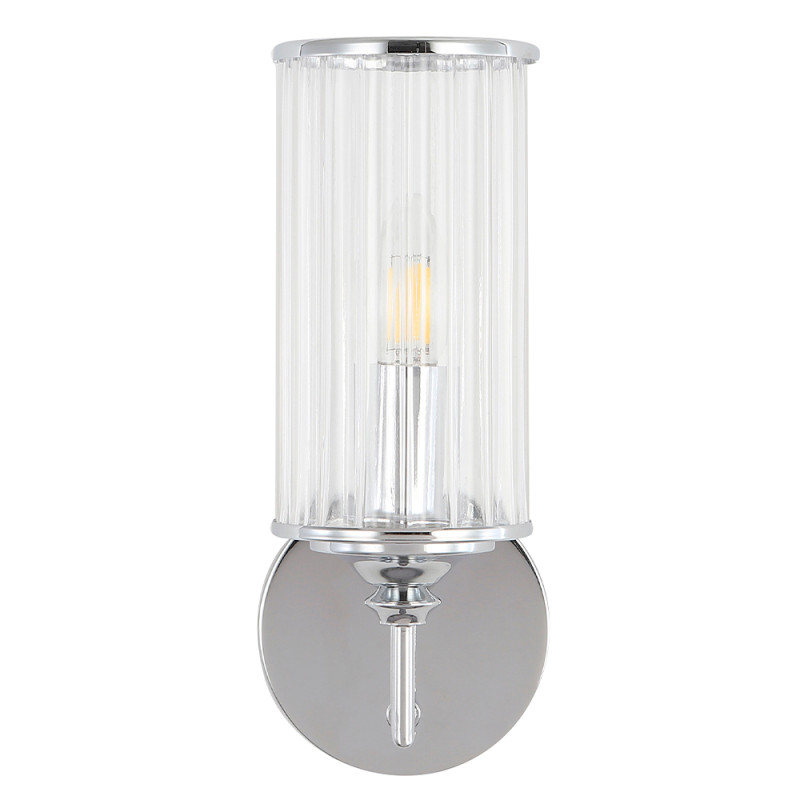Бра 33 см, Crystal Lux GLORIA AP1 CHROME, хром