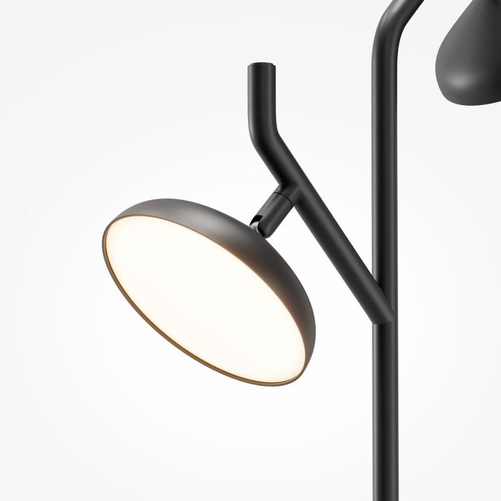 Торшер 140 см, 18W, 3000K, Maytoni Vita MOD451FL-L16B3K, черный