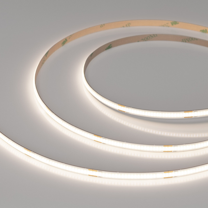 Лента COB-X480-6mm 24V Warm3500 (6 W/m, IP20, CSP, 5m), Arlight 044576. Цена указана за 5 метров. Продается кратно 5 метрам.