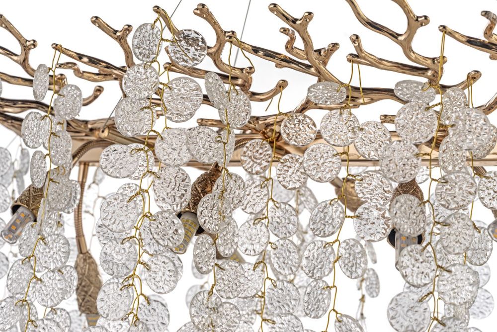 Люстра подвесная ** см, 14*G9*40W, Dio D`arte Tavenna Gold Tavenna H 1.5.120x40.102 G, золотой