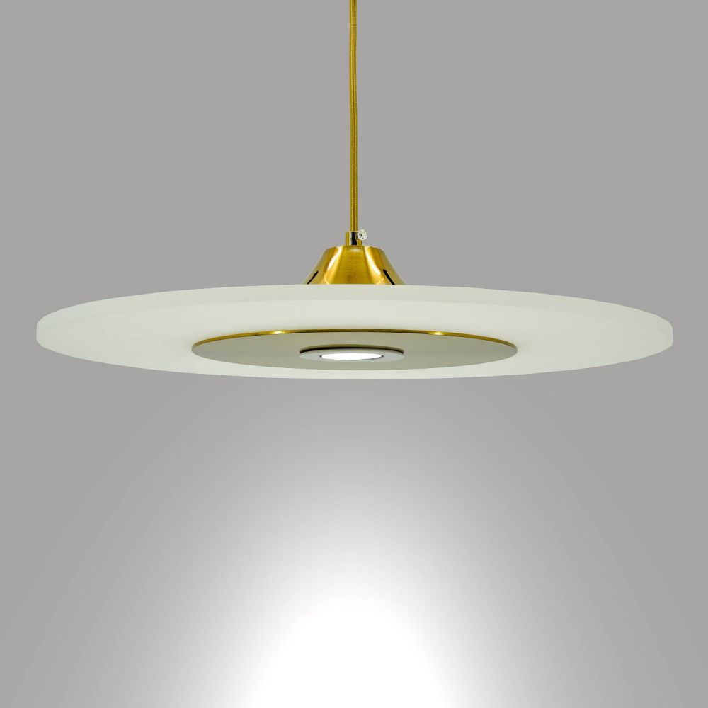 Светильник подвесной *14-190 см, 2*LED*13W, 3000K, Lightera Tekapo LE127L-50G, золотой