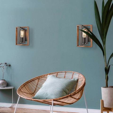 Светильник 26 см, Vele Luce Thomas VL6432W01, черный-дерево