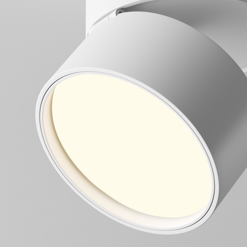 Накладной светильник 8,5*8,5*8 см, LED, 12W, 3000К, Maytoni Technical ONDA C024CL-12W3K-W-1 белый