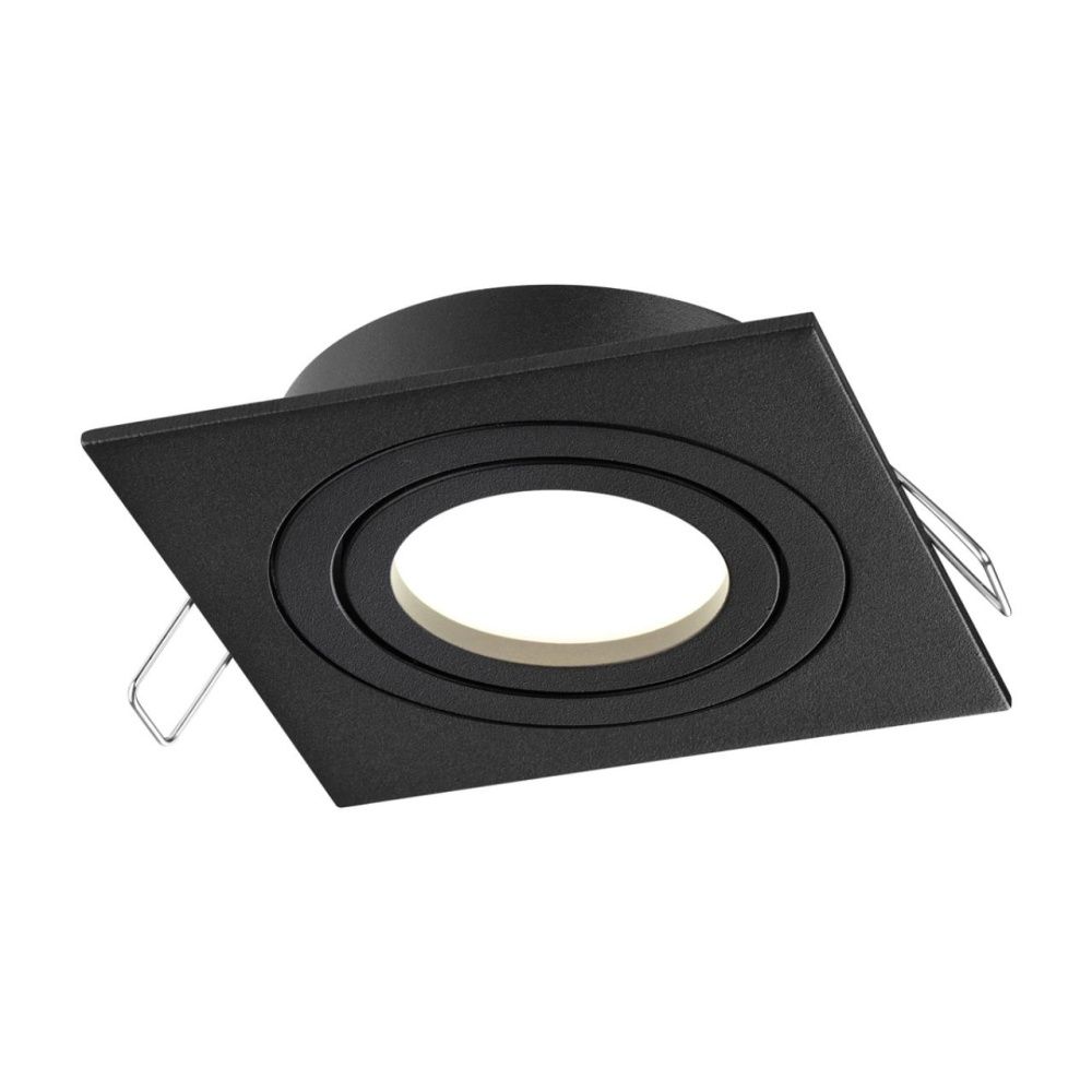 Светильник встраиваемый поворотный 9 см, Novotech Morus 371020, черный