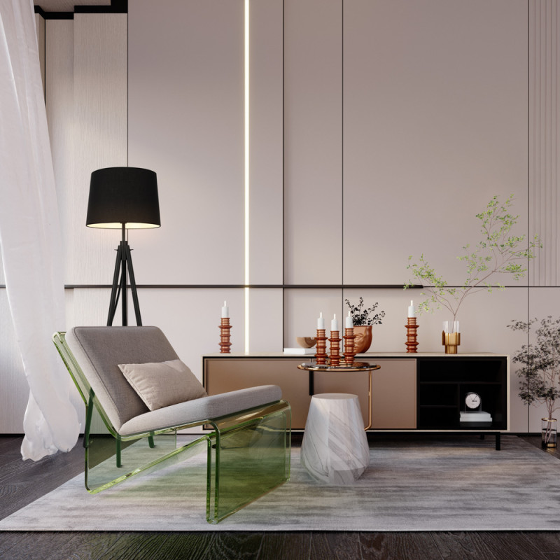 Торшер Maytoni Z177FL-01B, черный