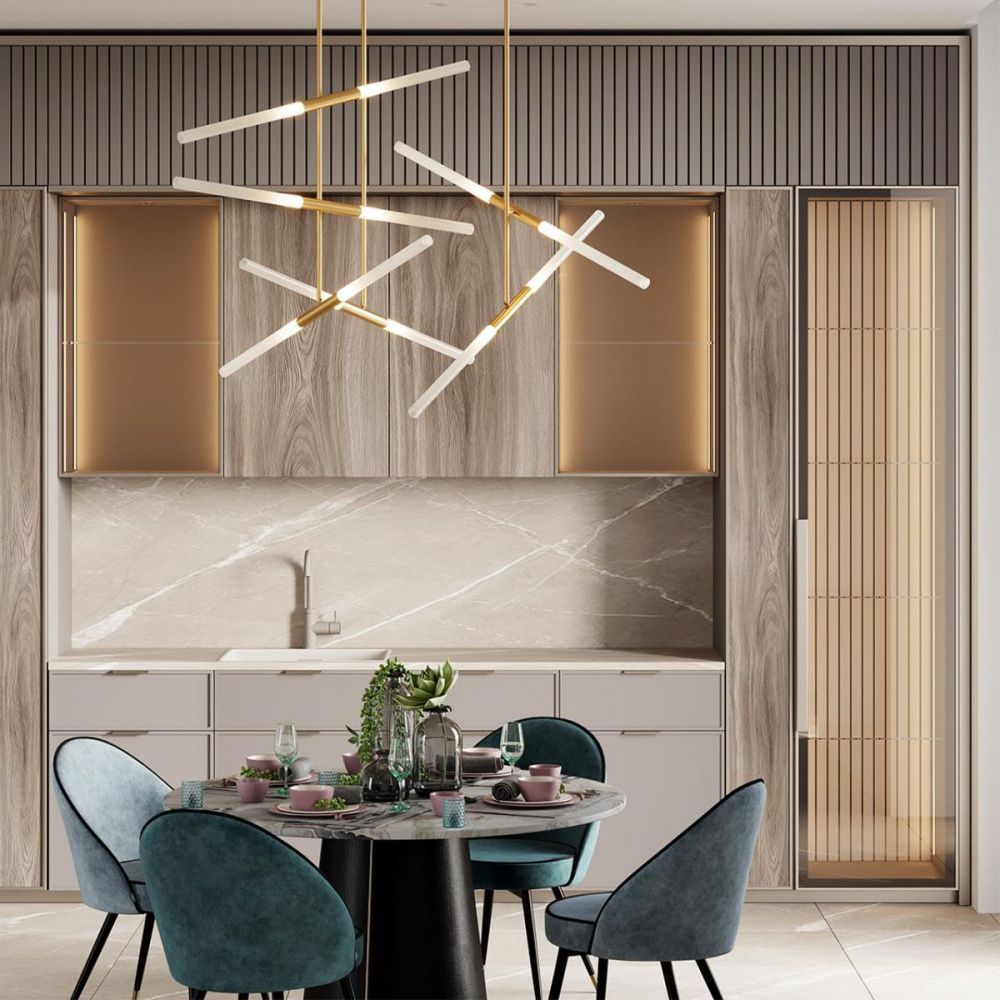 Подвесной светильник Odeon Light Soho 4306/6, золото