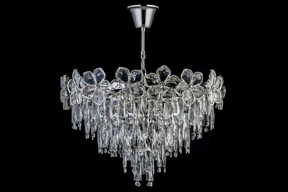 Люстра подвесная *58*41 см, 11*E14*40W, Arti Lampadari Neuronano Neuronano E 1.5.60.100 N, никель