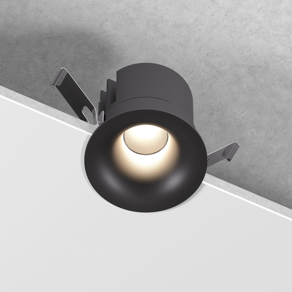 Потолочный акцентный светильник 8*8*6 см, LED, 15W, 4000K, Elektrostandard Bliss 25070/LED, черный