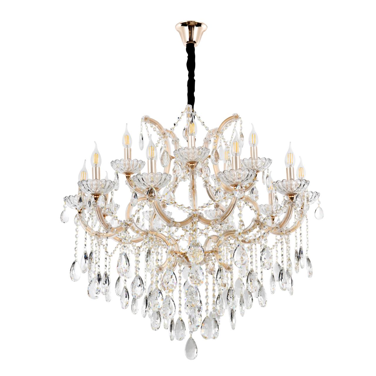 Подвесная люстра 89*89*116 см, Е14 16x40W, Золото MODELUX premium ML.7003.16P