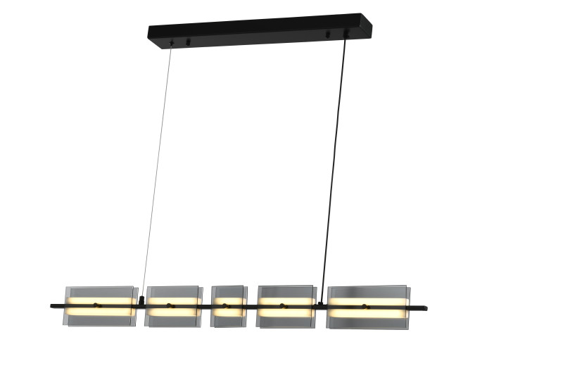Подвесной светильник 100**150 см, LED, 18W, 3000K-6000K Zortes Loft ZRS.1802.100, черный