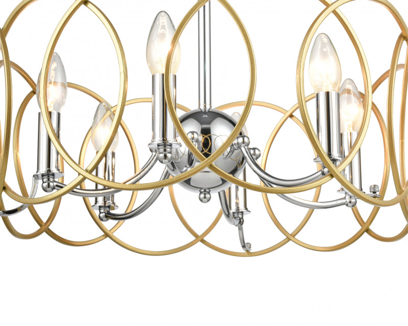 Подвесная люстра  50*100 см, 6*E14 хром Vele Luce Vita VL4234P06