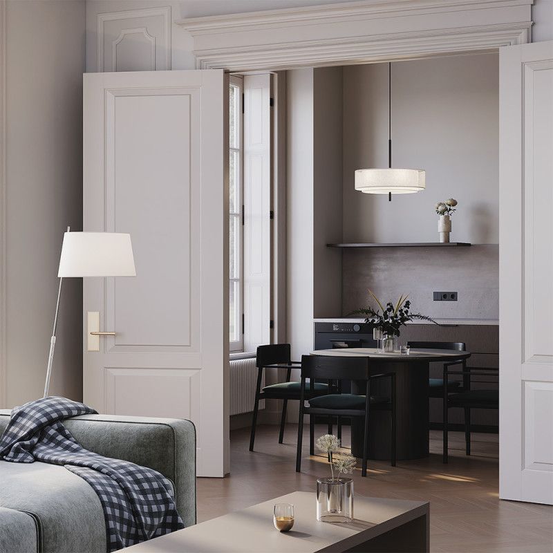 Подвесной светильник 50*50*346 см, 5*E27*60W, Maytoni Bergamo MOD613PL-05W1, черный