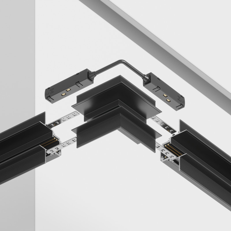 Комплектующие для встраиваемой трековой системы Maytoni Technical Magnetic track system S35 TRA004OCL-22B черныйIP 20