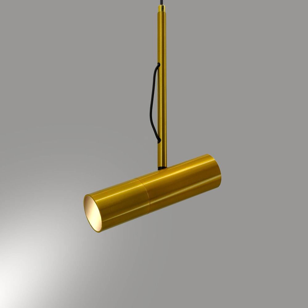 Светильник подвесной *34-200 см, 1*GU10*5W, Lightera Leh LE138L-20G, золотой