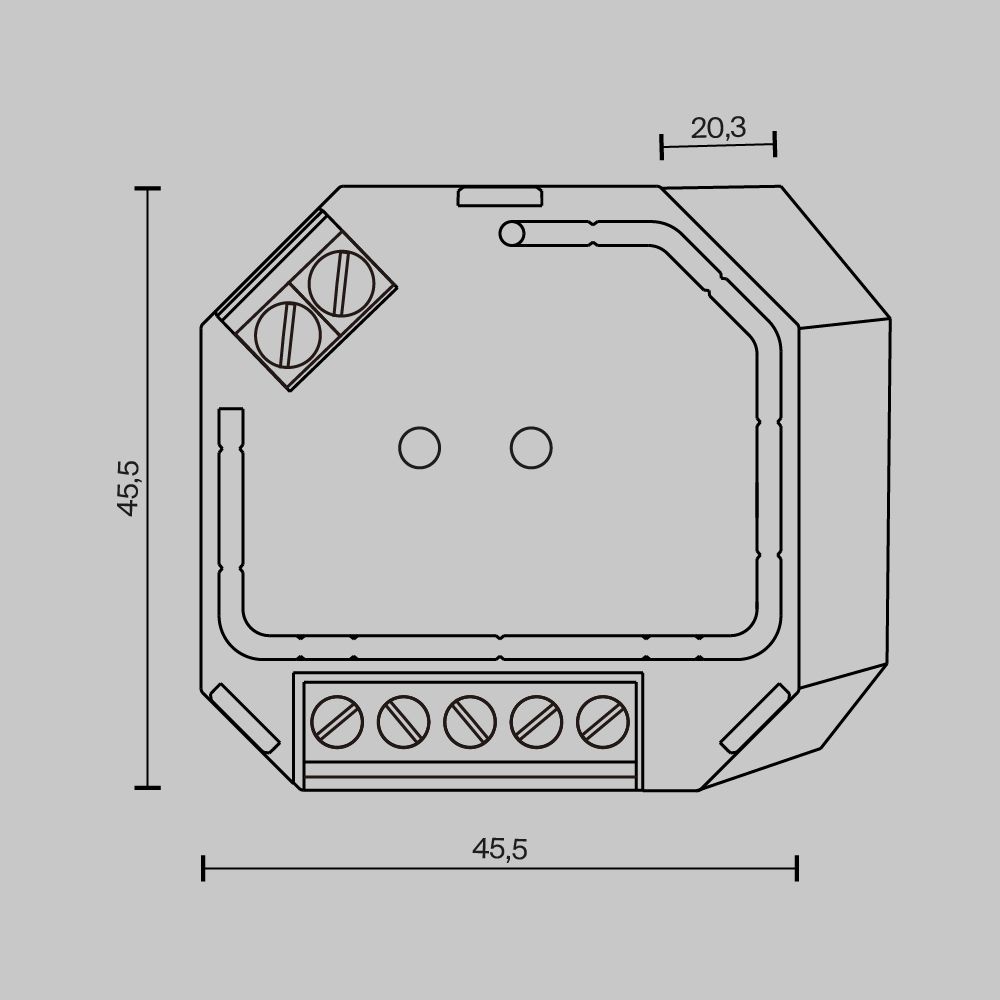 Диммер DALI DT6 TRIAC 230В 400Вт Maytoni 721019
