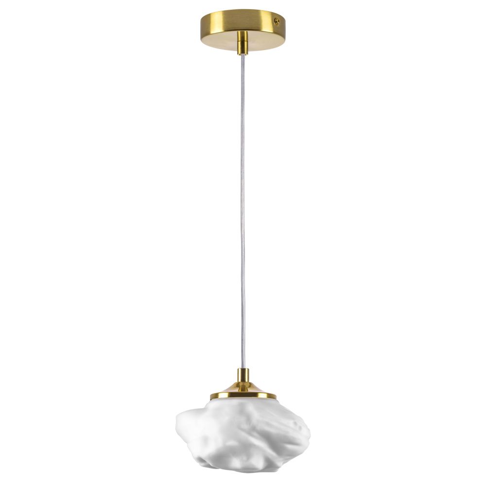 Подвес 15,5*12*11-150 см, 1*G9 Lightstar Meringe 799033, Латунь