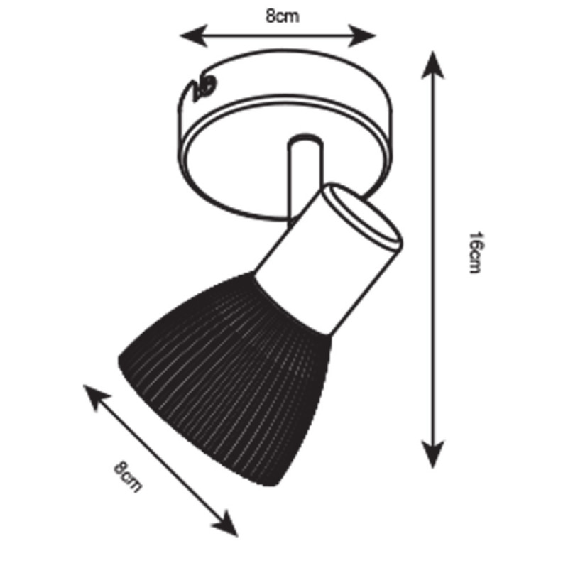 Спот Arte Lamp Parry A5062AP-1AB, античная бронза