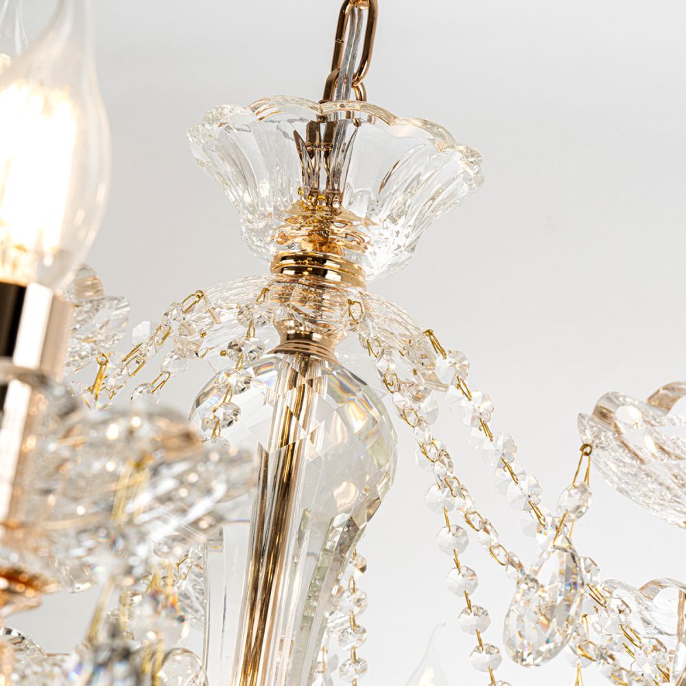 Люстра 95*63*65 см, 15*Е14*40W, Modelux  ML.7163.15P, Золото