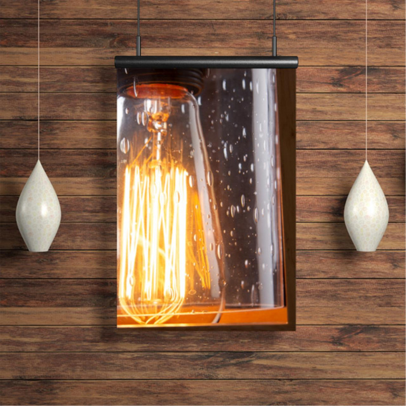Светильник 14 см Arte Lamp DUBLIN  A7025SP-1BK черный/бежевый