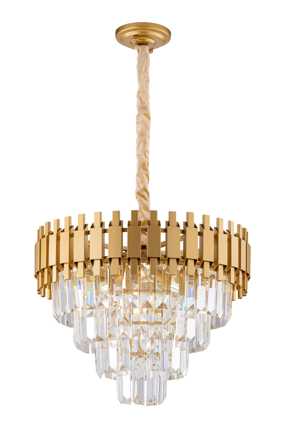 Люстра 500*410, 8*E14, 40W NewRgy Cristallo 5556A/8A SP BRS, SP BRS
