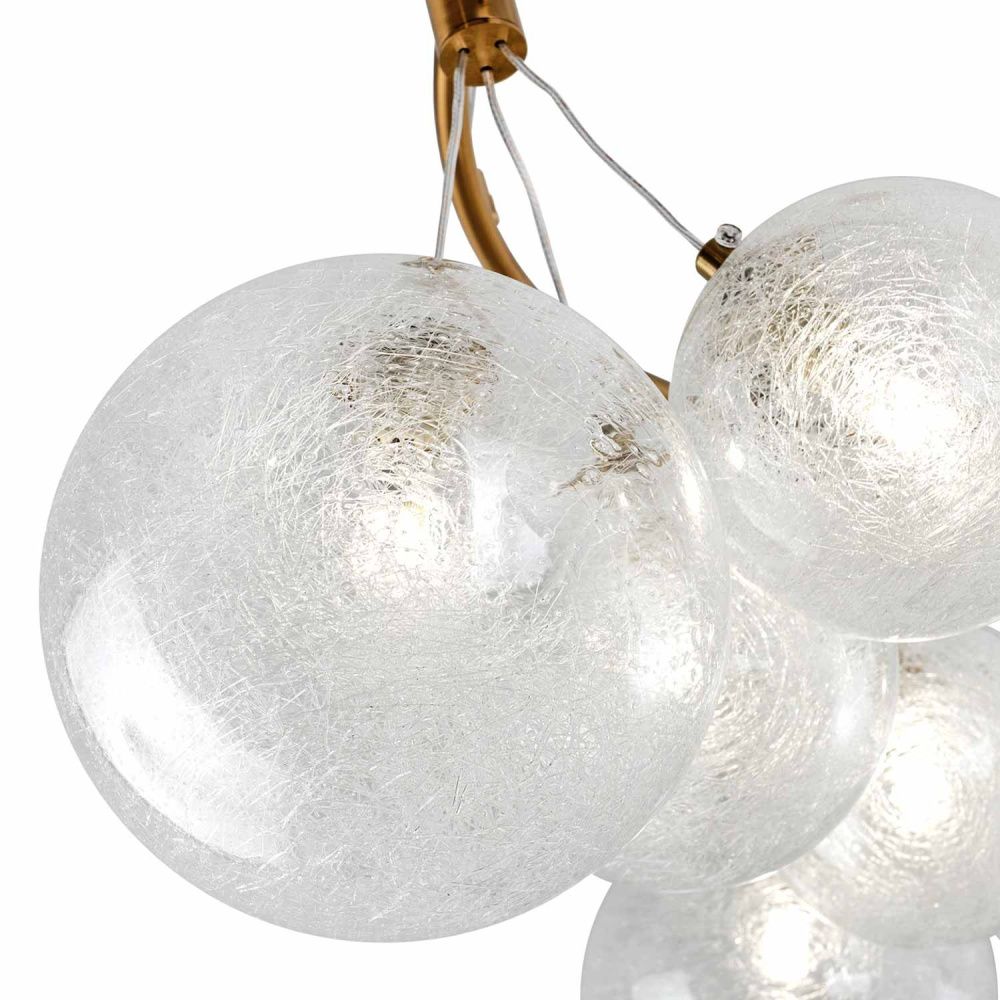 Подвесной светильник 75*150 см, 15*G9 MODESTYLE MS.6119.15 BS латунь